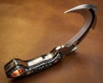 Handcrafted D2 Steel Curved Field-Utility Knife - CK724