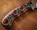 Handcrafted D2 Steel Curved Field-Utility Knife - CK725