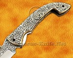 Hand Engraved 12C27 Artisan Tool - Brass Handle - FK755