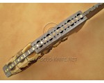 Artisan Damascus 17 inch Stag Kitchen Chef Knife CK885 Artisan Damascus 17 inch Stag Kitchen Chef Knife CK885