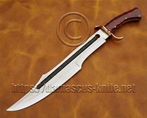 21" Sandvik Steel Artisan Prep Kitchen Knife - Purpleheart CK902