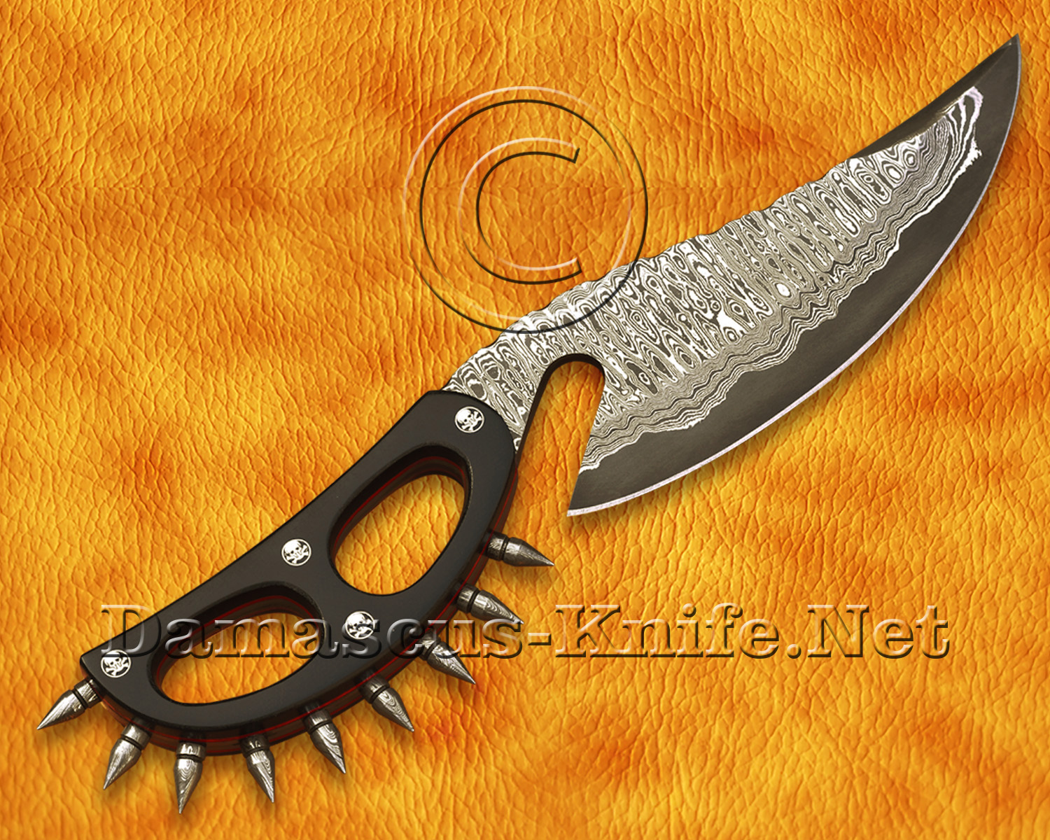 15.25" Sanmai Damascus Heavy Prep Kitchen Knife - 7mm CK915