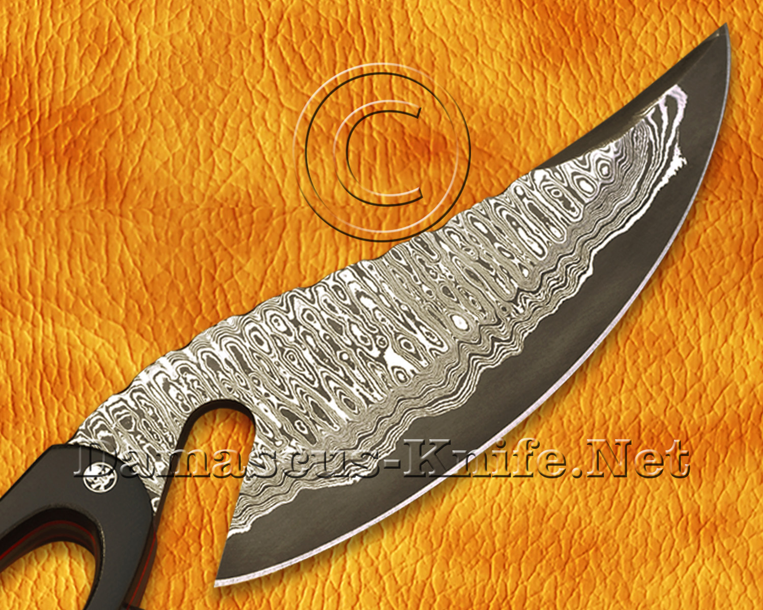 15.25" Sanmai Damascus Heavy Prep Kitchen Knife - 7mm CK915