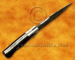 11" Damascus Feather Artisan Prep Kitchen Knife - Eagle Handle CK963