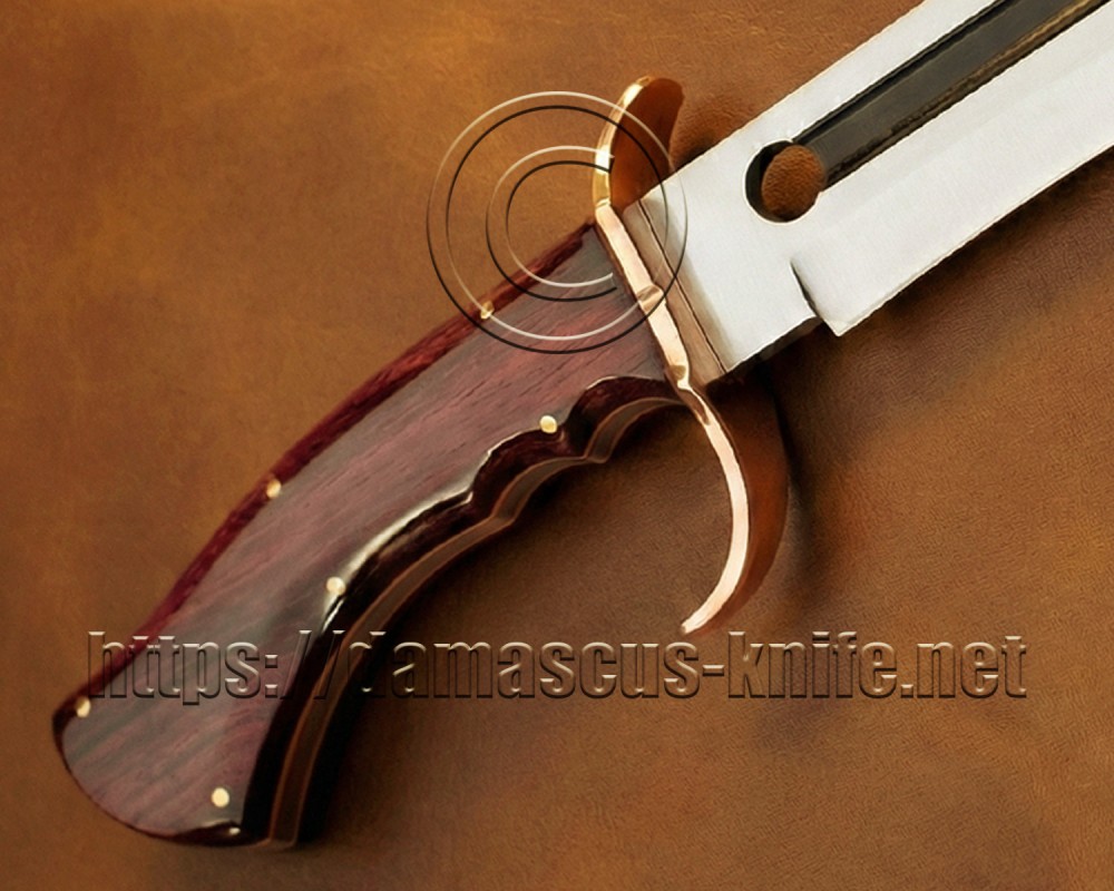 21" Sandvik Steel Artisan Field-Utility Implement - Purpleheart & Copper Hardware - CK902