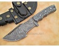 Artisan Damascus Multi-Zone Field-Utility Implement - Grey G10 - TK1006 Artisan Damascus Multi-Zone Field-Utility Implement - Grey G10 - TK1006