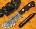 Artisan Damascus Multi-Zone Field-Utility Implement - Black G10 - TK923 Artisan Damascus Multi-Zone Field-Utility Implement - Black G10 - TK923