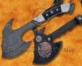 Custom Handmade Damascus Steel Outdoor Tomahawk Axe - G10 Handle - TA101 Custom Handmade Damascus Steel Outdoor Tomahawk Axe - G10 Handle - TA101