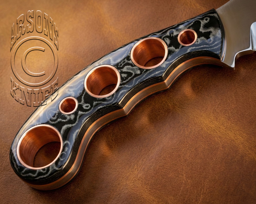 Handmade D2 Steel Outdoor Hawkbill Knife - G10 Handle - CK725