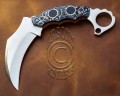 Handmade D2 Steel Hawkbill Rescue Knife - Glass Breaker - CK726 Handmade D2 Steel Hawkbill Rescue Knife - Glass Breaker - CK726