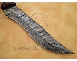 Custom Handmade Damascus Steel Outdoor Bowie Knife - Rosewood Handle - CK884 Custom Handmade Damascus Steel Outdoor Bowie Knife - Rosewood Handle - CK884