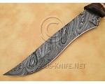 Custom Handmade Damascus Steel Outdoor Bowie Knife - Rosewood Handle - CK884 Custom Handmade Damascus Steel Outdoor Bowie Knife - Rosewood Handle - CK884