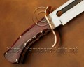 21" Handmade Sandvik Steel Artisan Implement - Purpleheart & Copper Hardware - CK902