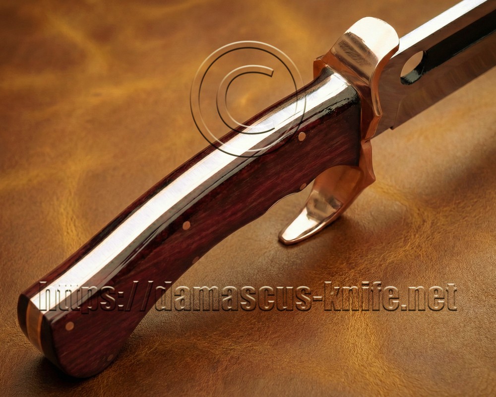 Custom Handmade 21" Sandvik Steel Outdoor Bowie Knife - Purpleheart Wood - CK902 Custom Handmade 21" Sandvik Steel Outdoor Bowie Knife - Purpleheart Wood - CK902