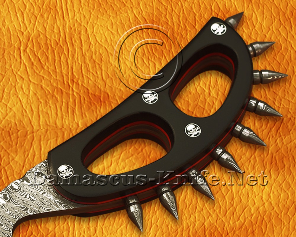 Custom Handmade Damascus Steel Sanmai Cobra Camp Knife - G10 Micarta - CK915