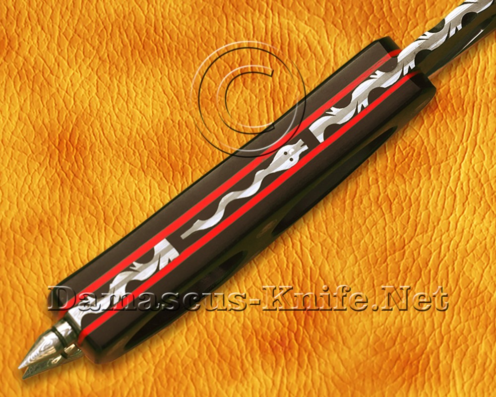 Custom Handmade Damascus Steel Sanmai Cobra Camp Knife - G10 Micarta - CK915