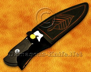 Custom Handmade Damascus Steel Outdoor Camp Knife - Eagle Handle - CK963