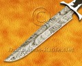 Hand-Forged 17.5" Damascus Full Tang Artisan Implement - Rhino Heritage Handle - CK966