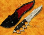 Handmade Sanmai Damascus Field-Utility Implement - G10 & Mosaic Pins - CK967 Handmade Sanmai Damascus Field-Utility Implement - G10 & Mosaic Pins - CK967
