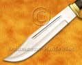 Custom Handmade VG-10 Steel Bowie Outback Knife - Micarta & Leather - CK969