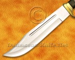 Handmade VG-10 Steel Extra-Large Curved Field-Utility Implement - Brass Guard & Pommel - CK969