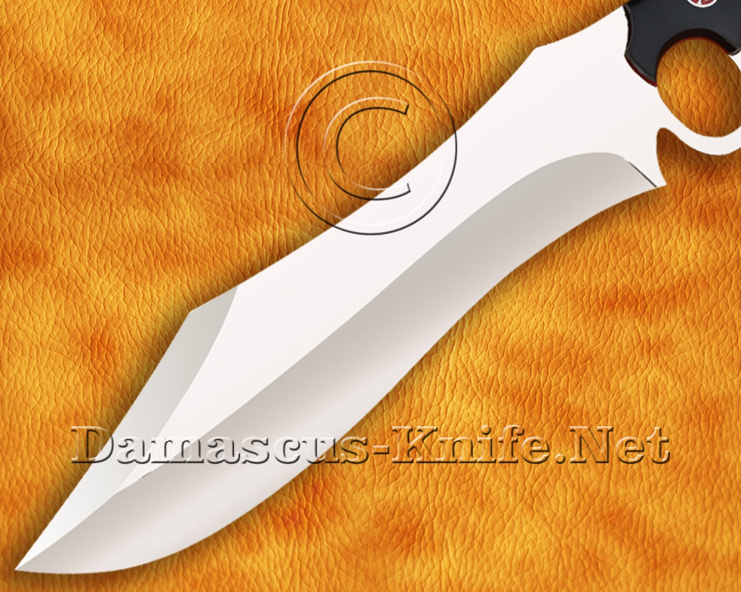 Handmade 80CrV2 Steel Curved Field-Utility Implement - Artistic Mosaic Pin - CK976 Handmade 80CrV2 Steel Curved Field-Utility Implement - Artistic Mosaic Pin - CK976