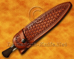 Personalized Damascus Steel Full Integral Handmade Kitchen Knife Ironwood Handle Personalized Damascus Steel Full Integral Handmade Kitchen Knife Ironwood Handle