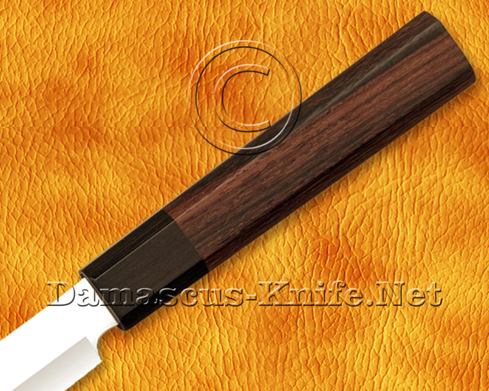 Personalized Stainless Steel Chef Knife Handmade Kitchen Prosciutto Knife Walnut Wood Handle - DCK673 Personalized Stainless Steel Chef Knife Handmade Kitchen Prosciutto Knife Walnut Wood Handle - DCK673