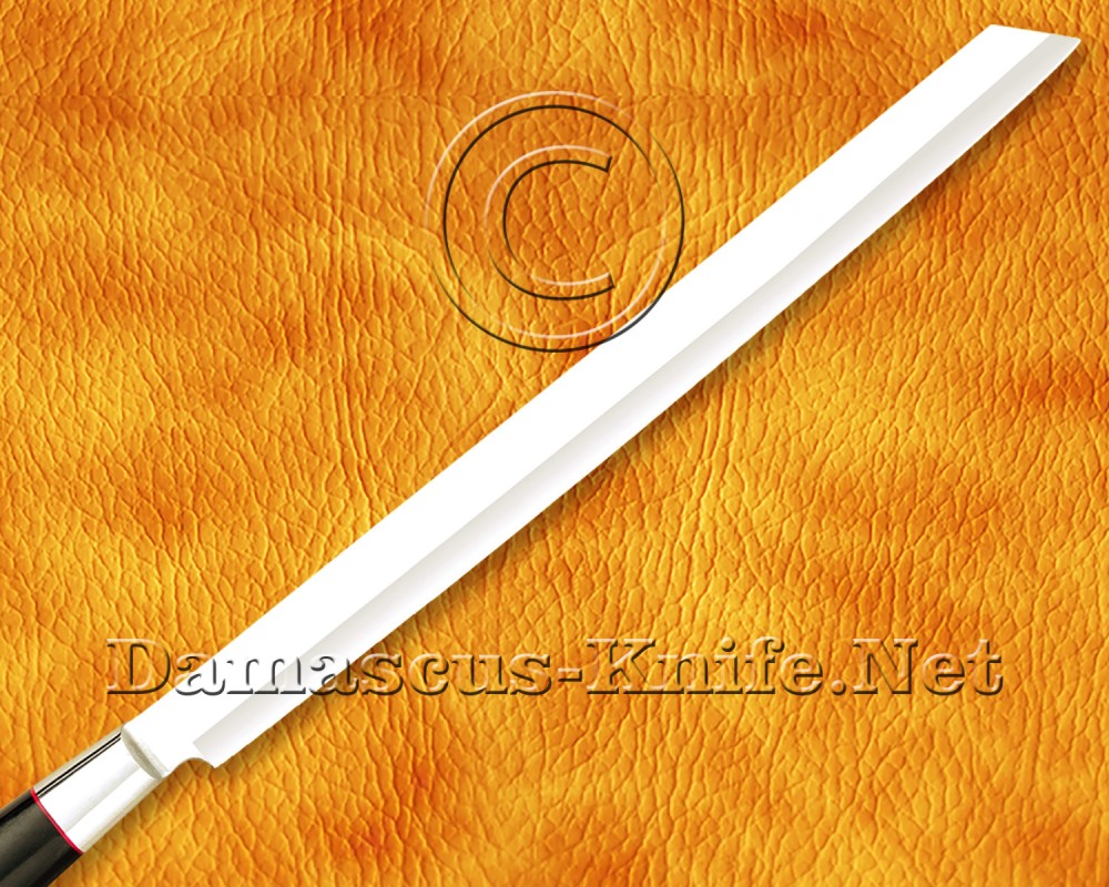 Personalized Stainless Steel Chef Knife Handmade Kitchen Prosciutto Knife Pakka Wood Handle - DCK674