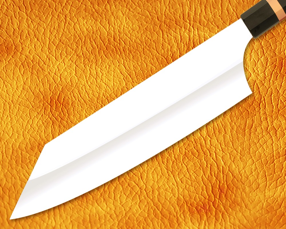 Personalized Stainless Steel Chef Knife Handmade Kitchen Bunka Knife Ebony Wood 3 Copper Ring Handle - DCK679 Personalized Stainless Steel Chef Knife Handmade Kitchen Bunka Knife Ebony Wood 3 Copper Ring Handle - DCK679