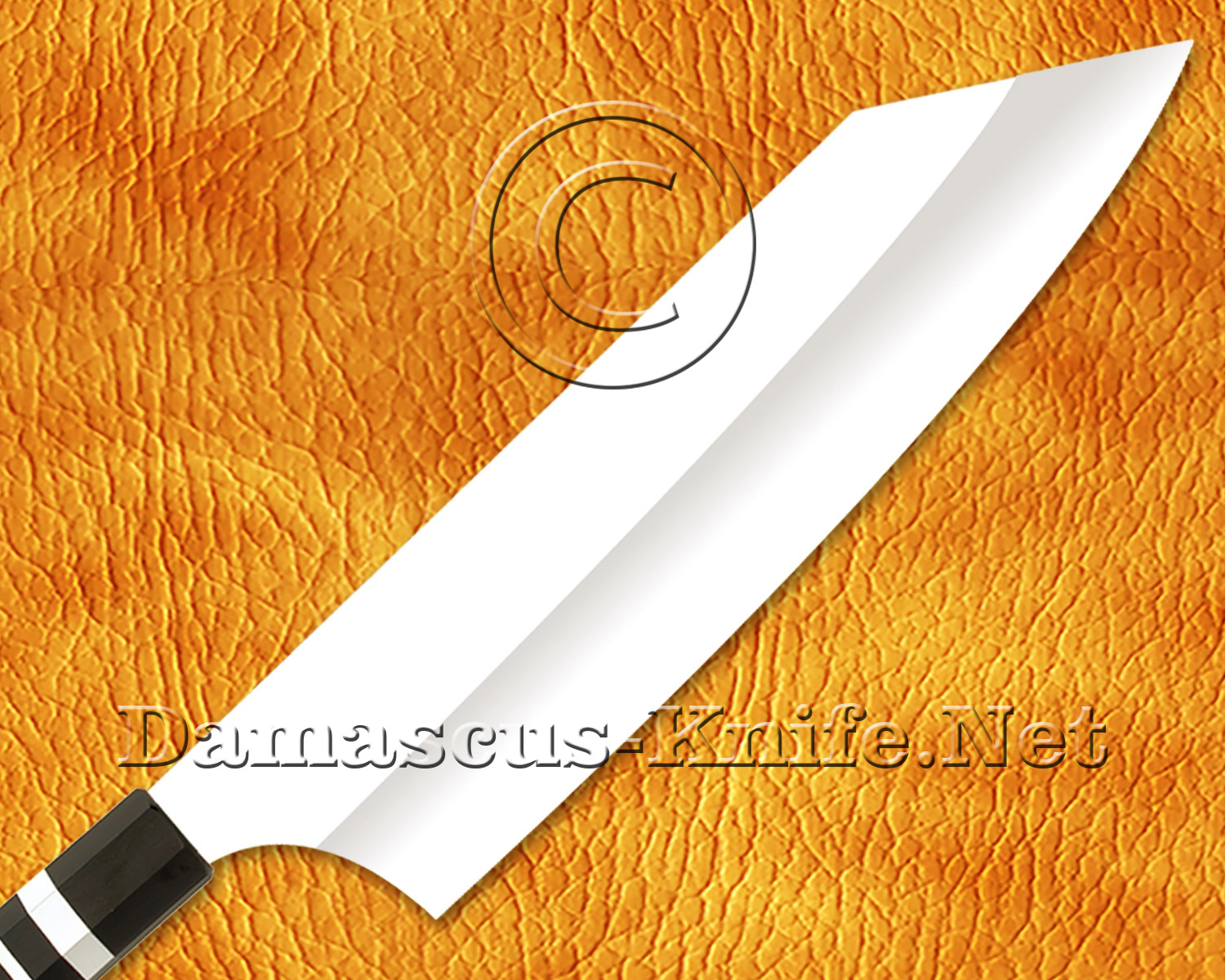 Personalized Stainless Steel Chef Knife Handmade Kitchen Bunka Knife Ebony Wood 3 Steel Ring Handle Personalized Stainless Steel Chef Knife Handmade Kitchen Bunka Knife Ebony Wood 3 Steel Ring Handle