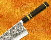 Personalized Engraving Stainless Steel Chef Knife Handmade Kitchen Gyuto Knife Ebony Wood 3 Brass Ring Handle Personalized Engraving Stainless Steel Chef Knife Handmade Kitchen Gyuto Knife Ebony Wood 3 Brass Ring Handle