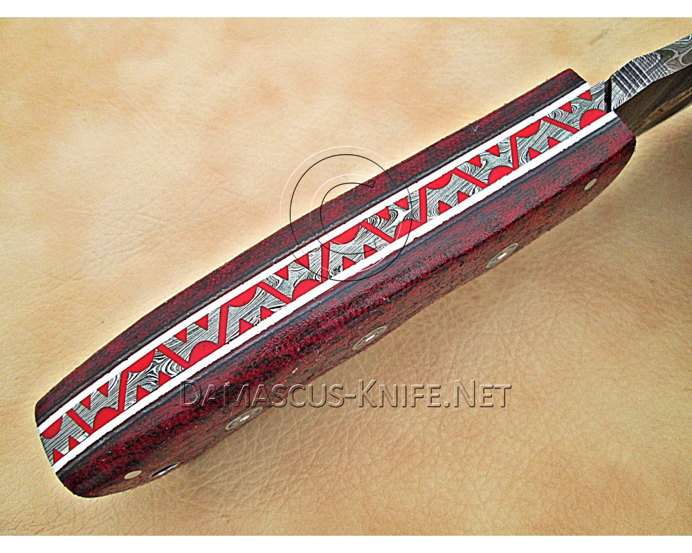 Personalized Handmade Damascus Steel Arts and Crafts Hunting and Survival Tracker Knife G10 Micarta Handle - DTK1005 Personalized Handmade Damascus Steel Arts and Crafts Hunting and Survival Tracker Knife G10 Micarta Handle - DTK1005