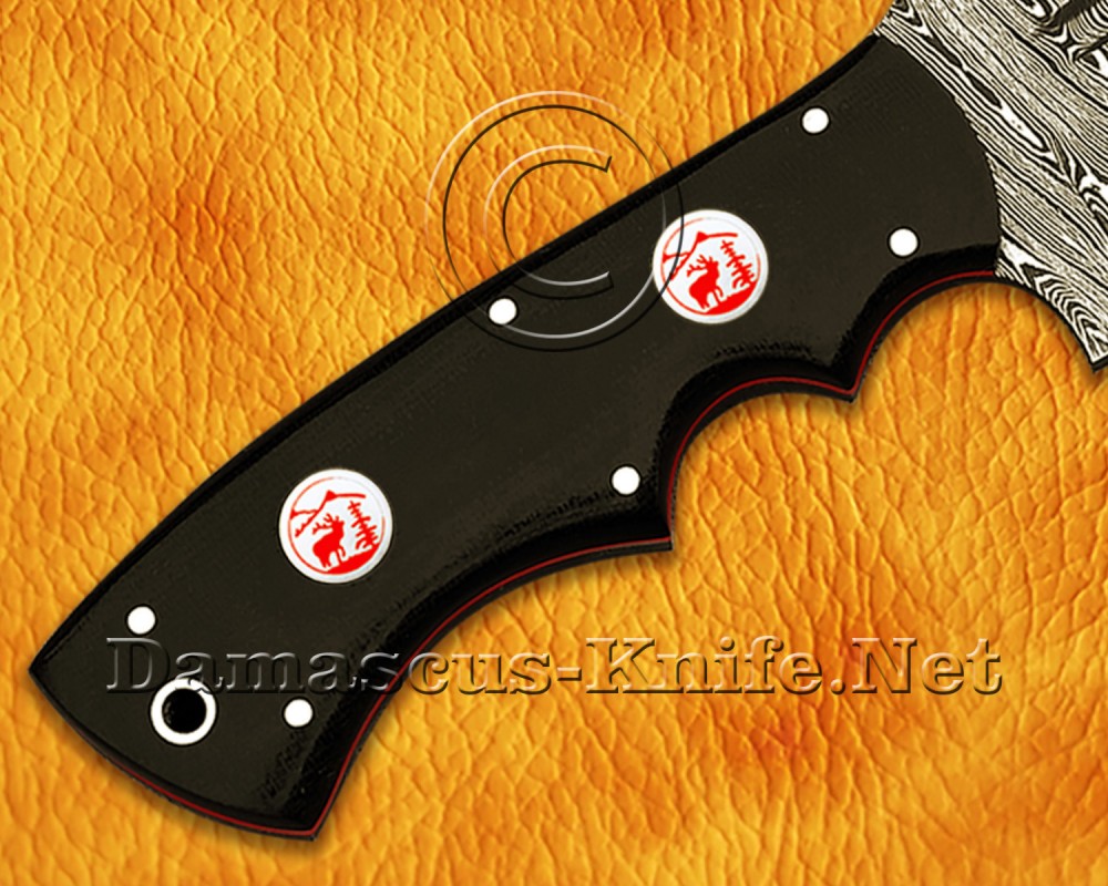 Personalized Handmade Damascus Steel Arts and Crafts Hunting and Survival Tracker Knife G10 Micarta Handle - DTK1053 Personalized Handmade Damascus Steel Arts and Crafts Hunting and Survival Tracker Knife G10 Micarta Handle - DTK1053