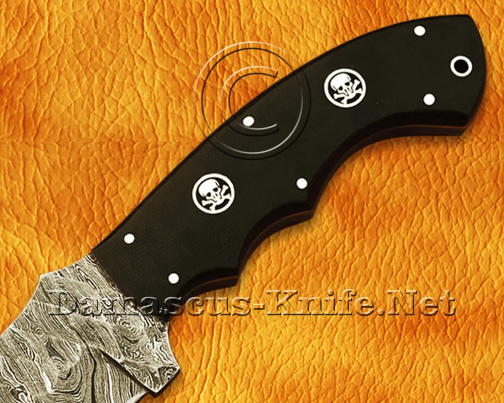 Personalized Handmade Damascus Steel Arts and Crafts Big Hunting and Survival Tracker Knife - DTK921
