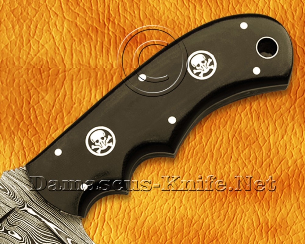 Personalized Handmade Damascus Steel Arts and Crafts Hunting and Survival Tracker Knife G10 Micarta Handle - DTK922 Personalized Handmade Damascus Steel Arts and Crafts Hunting and Survival Tracker Knife G10 Micarta Handle - DTK922