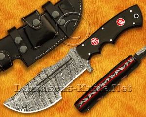 Personalized Handmade Damascus Steel Arts and Crafts Hunting and Survival Tracker Knife G10 Micarta Handle - DTK927 Personalized Handmade Damascus Steel Arts and Crafts Hunting and Survival Tracker Knife G10 Micarta Handle - DTK927