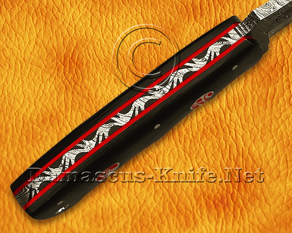 Personalized Handmade Damascus Steel Arts and Crafts Hunting and Survival Tracker Knife G10 Micarta Handle - DTK927 Personalized Handmade Damascus Steel Arts and Crafts Hunting and Survival Tracker Knife G10 Micarta Handle - DTK927