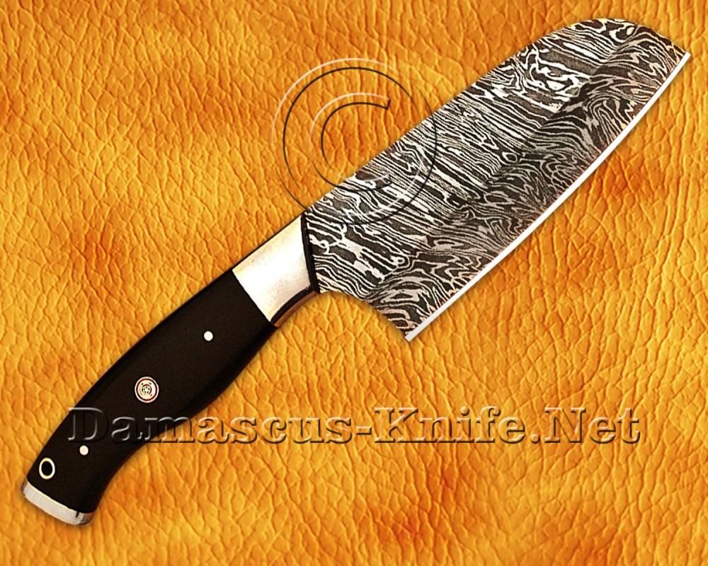 Personalized 5-Piece Damascus Chef Knife Set - G10 - CK671 Personalized 5-Piece Damascus Chef Knife Set - G10 - CK671