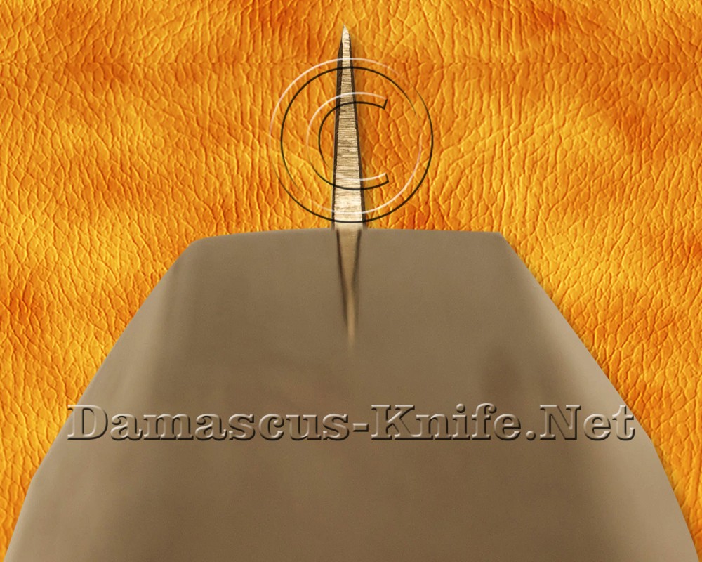 Personalized 12C27 Prosciutto Knife - Walnut Wood - CK673