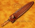 Personalized 12C27 Prosciutto Knife - Koa Wood - CK675