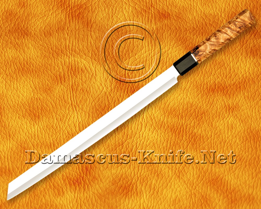 Personalized 12C27 Prosciutto Knife - Koa Wood - CK675