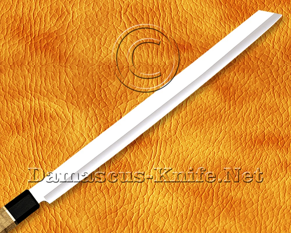 Personalized 12C27 Prosciutto Knife - Mahogany Wood - CK677 Personalized 12C27 Prosciutto Knife - Mahogany Wood - CK677