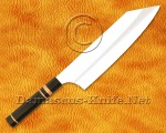 Personalized 12C27 Bunka Chef Knife - Ebony Wood - CK679 Personalized 12C27 Bunka Chef Knife - Ebony Wood - CK679