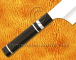 Personalized 12C27 Bunka Chef Knife - Ebony Wood - CK680