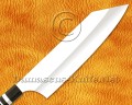 Personalized 12C27 Bunka Chef Knife - Ebony Wood - CK680