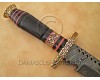 Personalized Handmade Damascus Steel Arts and Crafts Hunting and Survival Bowie Knife Horn Handle Personalized Handmade Damascus Steel Arts and Crafts Hunting and Survival Bowie Knife Horn Handle