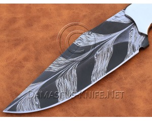 Personalized Handmade Damascus Mosaic Steel Arts and Crafts Hunting and Survival Skinner Knife Personalized Handmade Damascus Mosaic Steel Arts and Crafts Hunting and Survival Skinner Knife