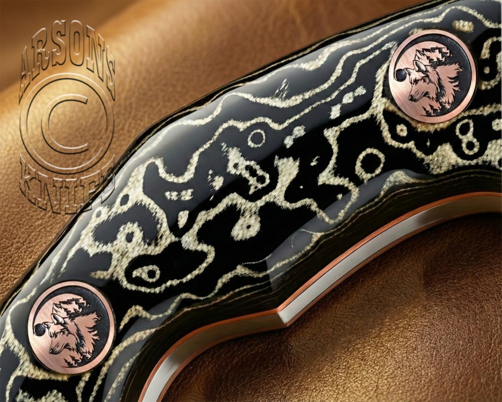 Custom Handmade Damascus Steel Arts and Crafts Hunting and Survival Karambit Knife - G10 Micarta Glassy Handle - DHK724