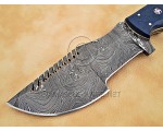 Artisan Damascus Multi-Zone Field-Utility Implement - Blue G10 - TK1002